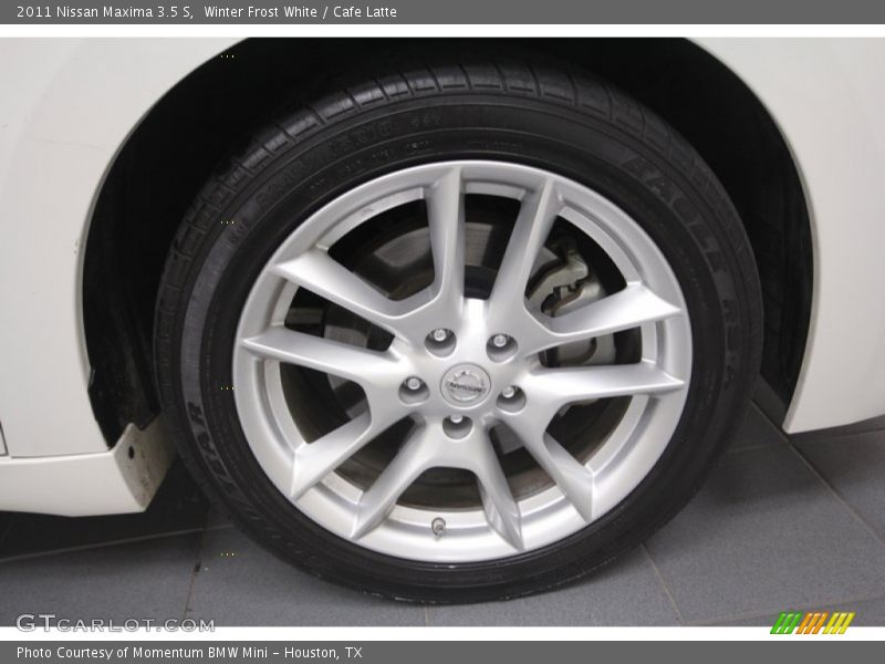 Winter Frost White / Cafe Latte 2011 Nissan Maxima 3.5 S