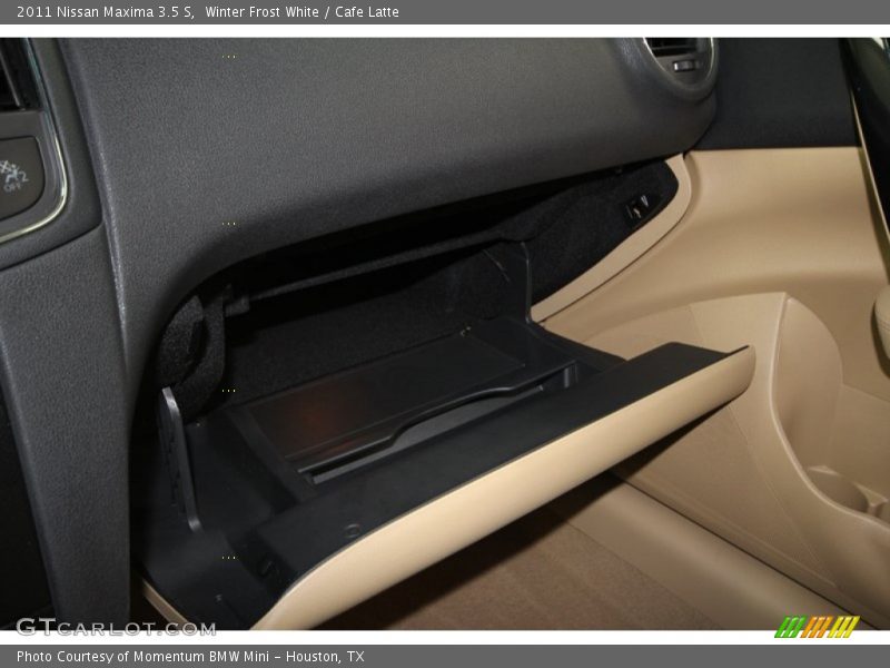 Winter Frost White / Cafe Latte 2011 Nissan Maxima 3.5 S