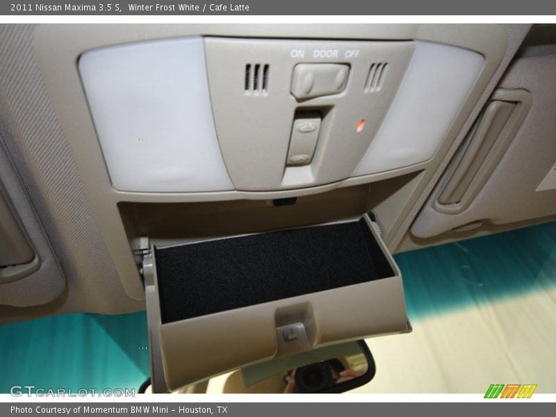 Winter Frost White / Cafe Latte 2011 Nissan Maxima 3.5 S