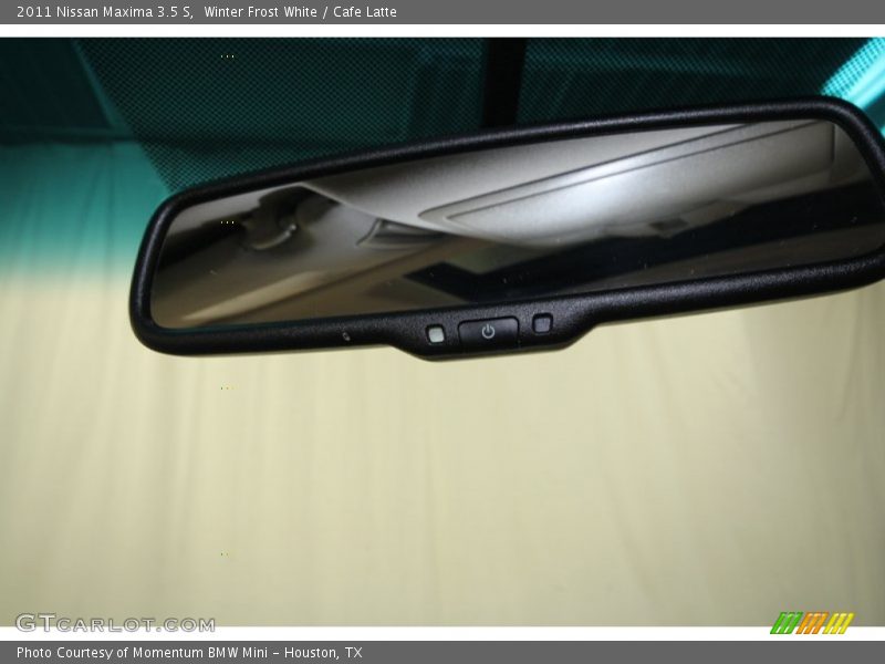 Winter Frost White / Cafe Latte 2011 Nissan Maxima 3.5 S