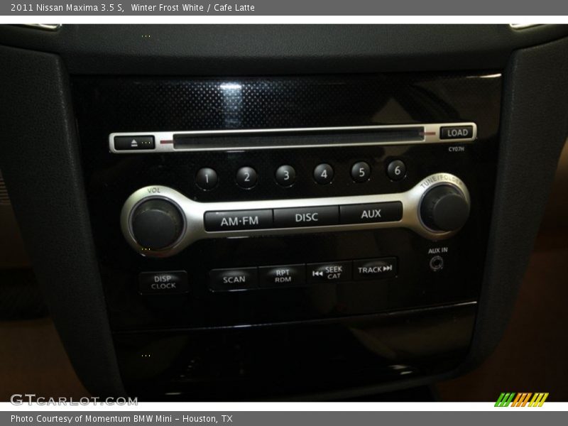 Winter Frost White / Cafe Latte 2011 Nissan Maxima 3.5 S