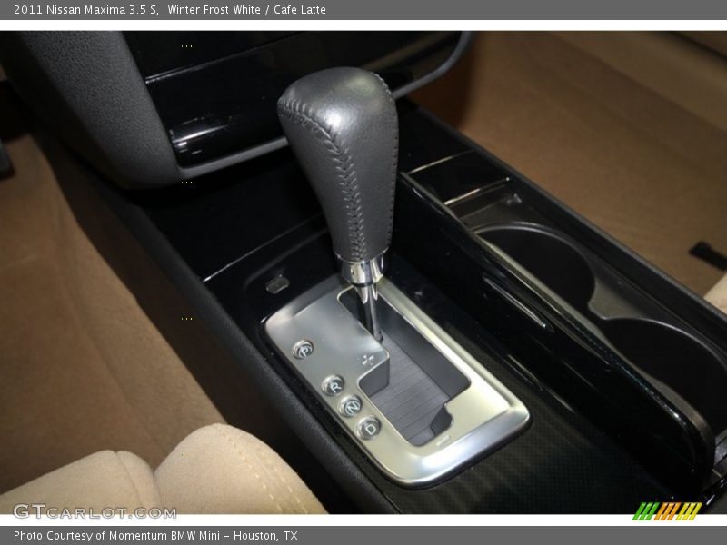 Winter Frost White / Cafe Latte 2011 Nissan Maxima 3.5 S
