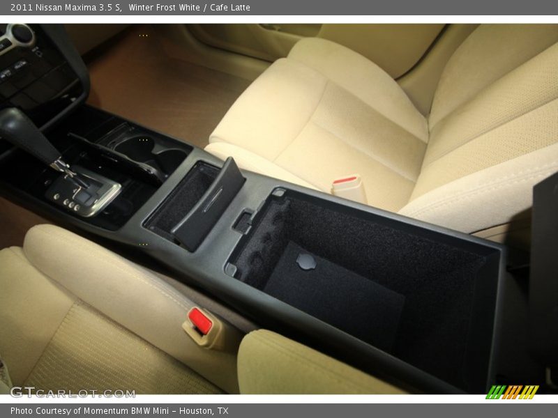 Winter Frost White / Cafe Latte 2011 Nissan Maxima 3.5 S