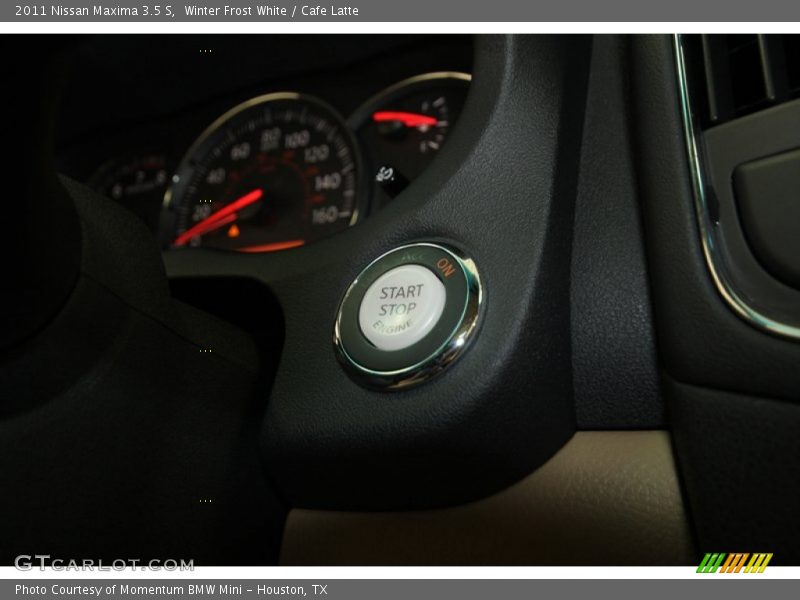 Winter Frost White / Cafe Latte 2011 Nissan Maxima 3.5 S