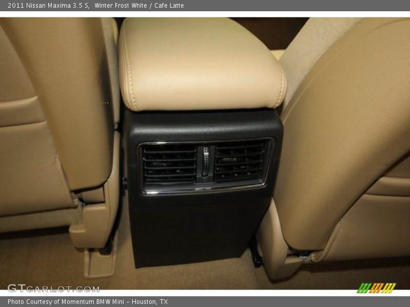 Winter Frost White / Cafe Latte 2011 Nissan Maxima 3.5 S