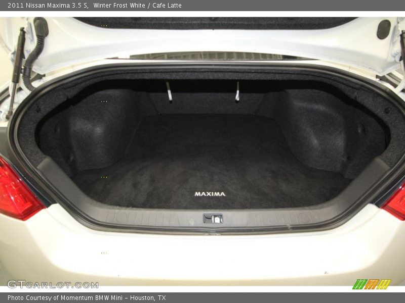 Winter Frost White / Cafe Latte 2011 Nissan Maxima 3.5 S