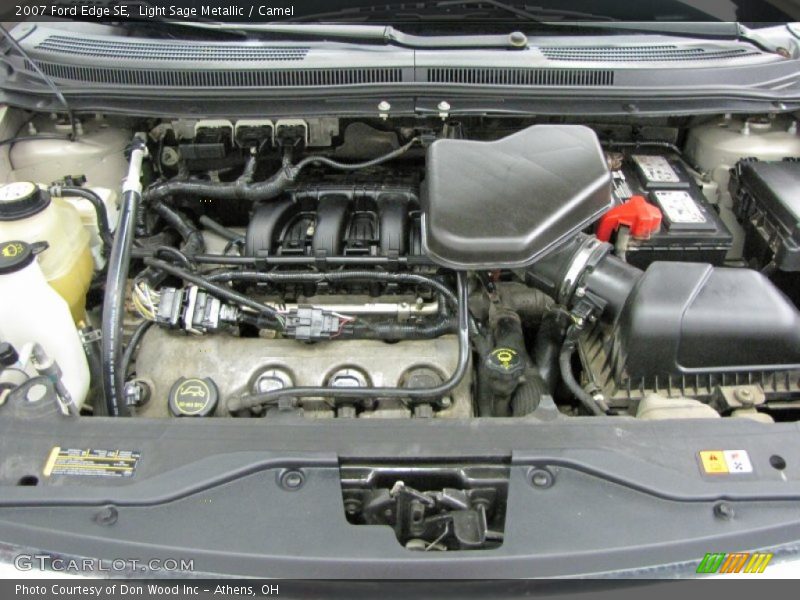 Light Sage Metallic / Camel 2007 Ford Edge SE