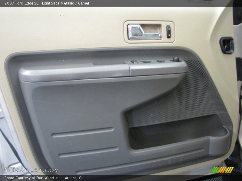 Light Sage Metallic / Camel 2007 Ford Edge SE