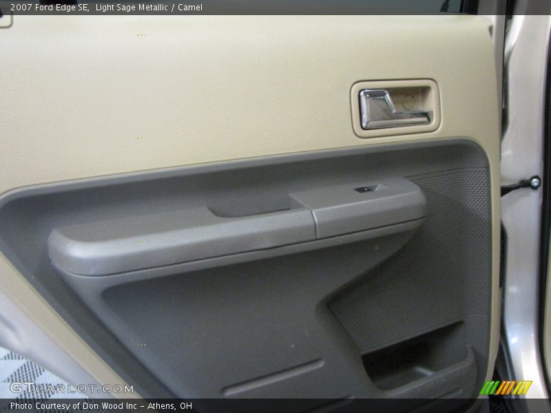 Light Sage Metallic / Camel 2007 Ford Edge SE