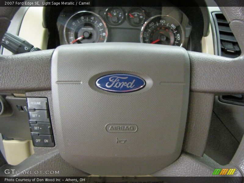Light Sage Metallic / Camel 2007 Ford Edge SE