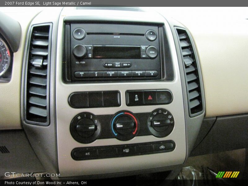 Light Sage Metallic / Camel 2007 Ford Edge SE
