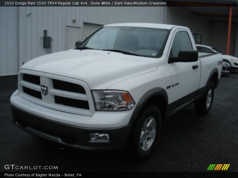 Front 3/4 View of 2010 Ram 1500 TRX4 Regular Cab 4x4