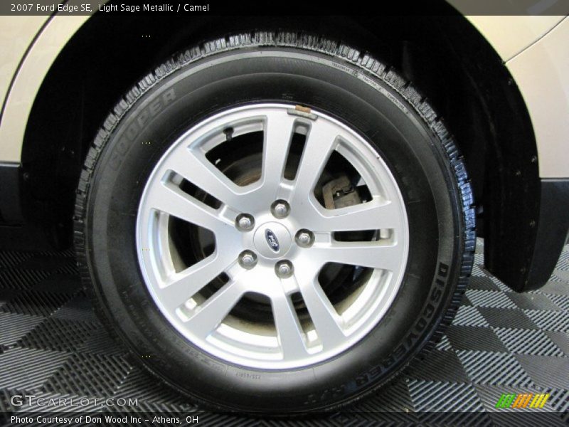 Light Sage Metallic / Camel 2007 Ford Edge SE