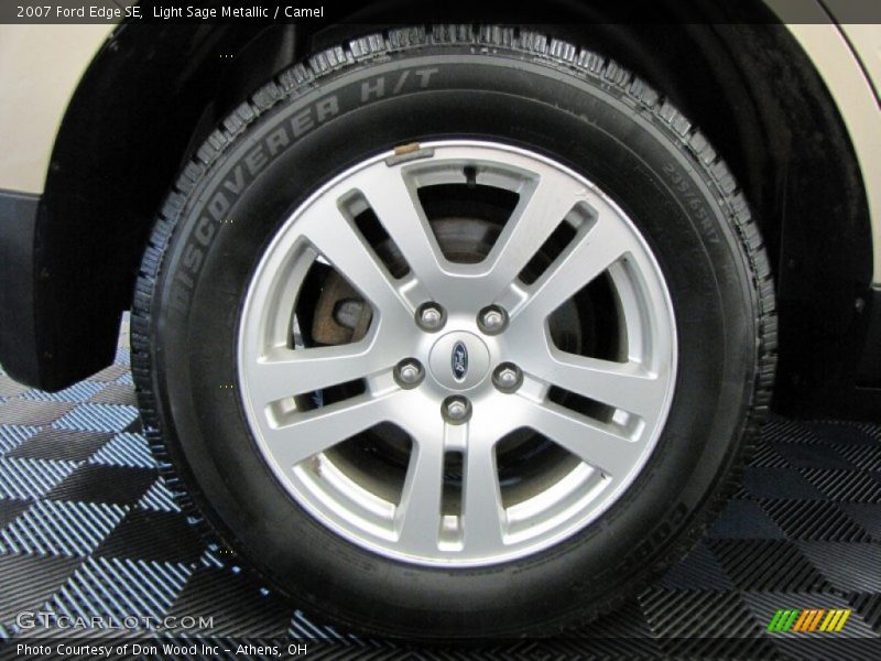 Light Sage Metallic / Camel 2007 Ford Edge SE