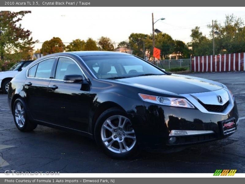 Crystal Black Pearl / Taupe 2010 Acura TL 3.5