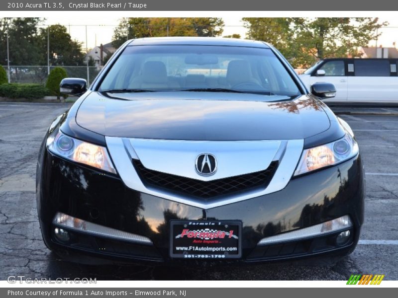 Crystal Black Pearl / Taupe 2010 Acura TL 3.5