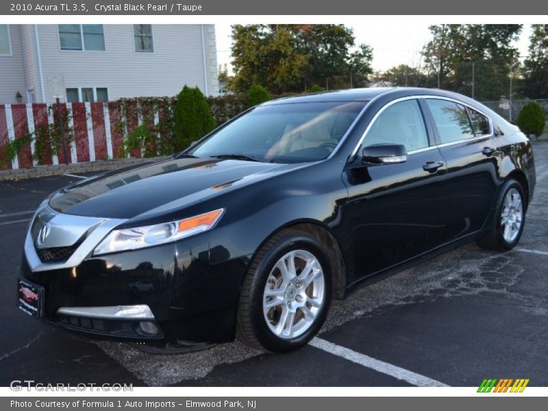 Crystal Black Pearl / Taupe 2010 Acura TL 3.5