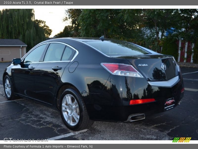 Crystal Black Pearl / Taupe 2010 Acura TL 3.5