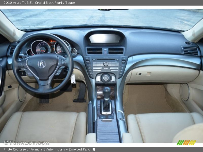 Crystal Black Pearl / Taupe 2010 Acura TL 3.5