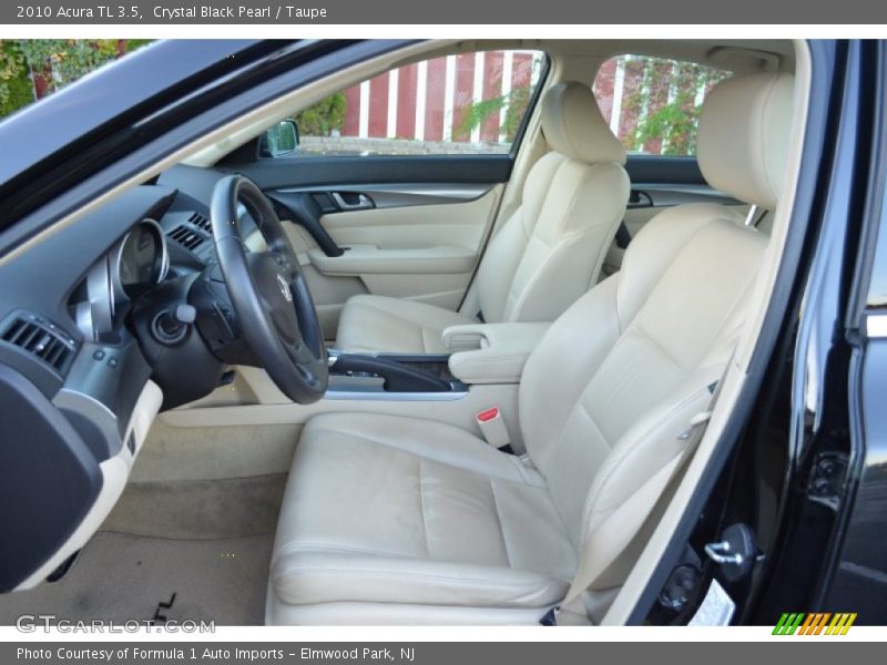 Crystal Black Pearl / Taupe 2010 Acura TL 3.5