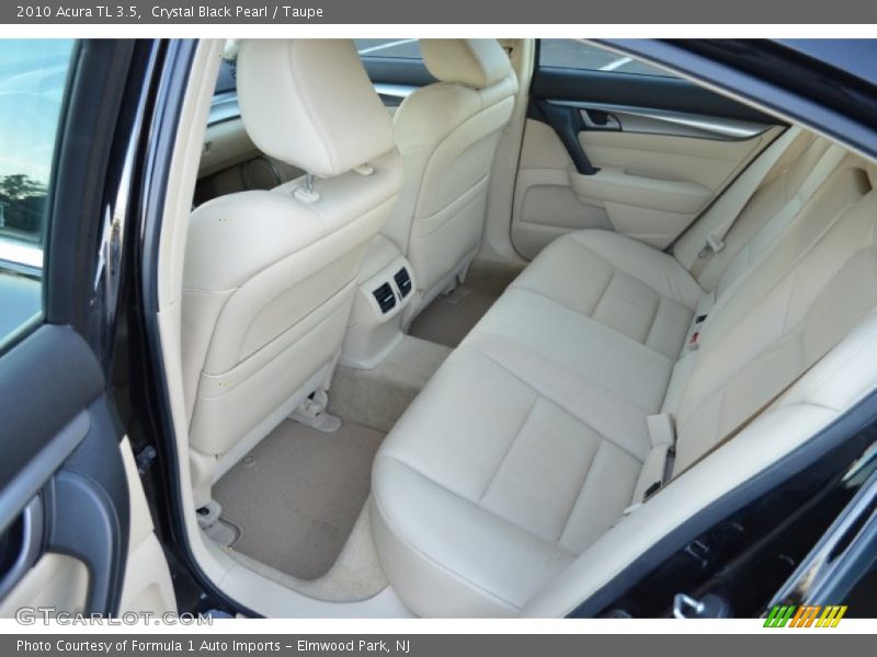 Crystal Black Pearl / Taupe 2010 Acura TL 3.5