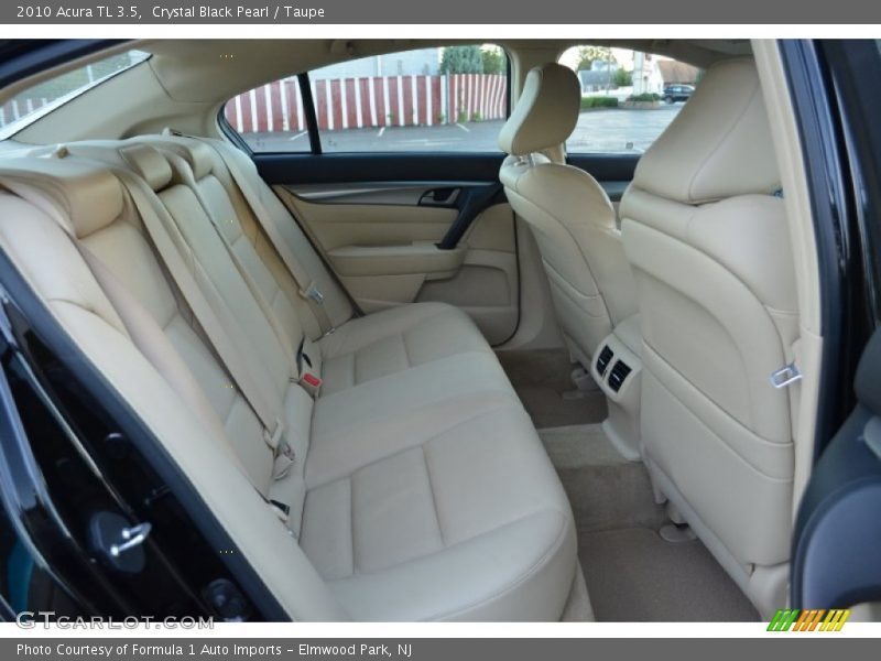 Crystal Black Pearl / Taupe 2010 Acura TL 3.5