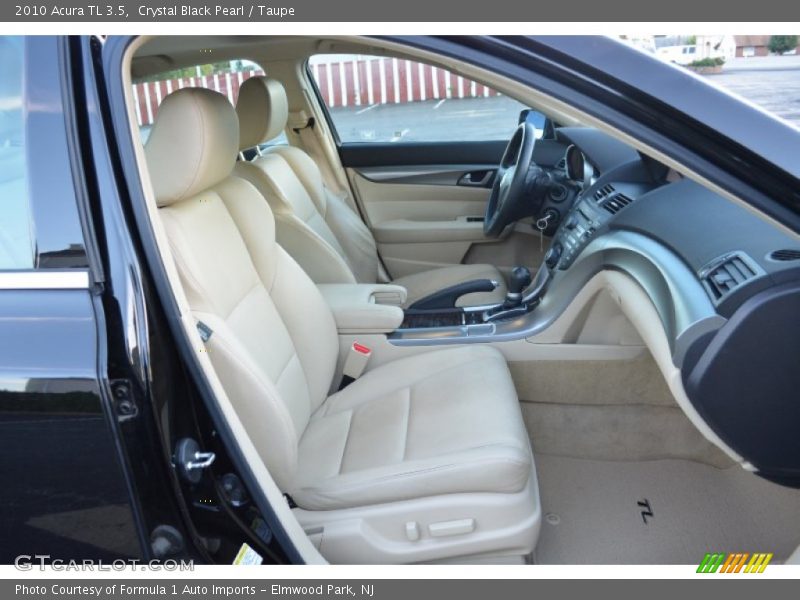 Crystal Black Pearl / Taupe 2010 Acura TL 3.5