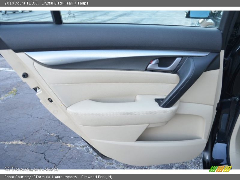 Crystal Black Pearl / Taupe 2010 Acura TL 3.5