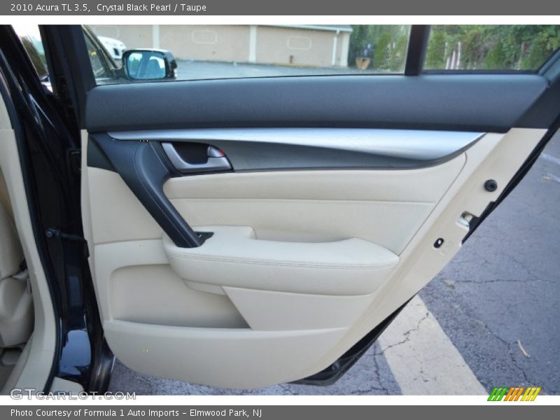 Crystal Black Pearl / Taupe 2010 Acura TL 3.5