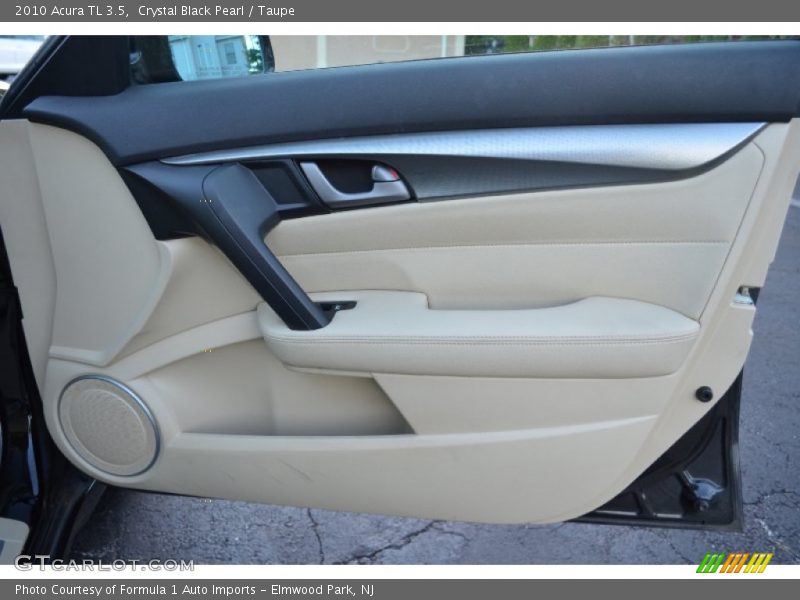 Crystal Black Pearl / Taupe 2010 Acura TL 3.5