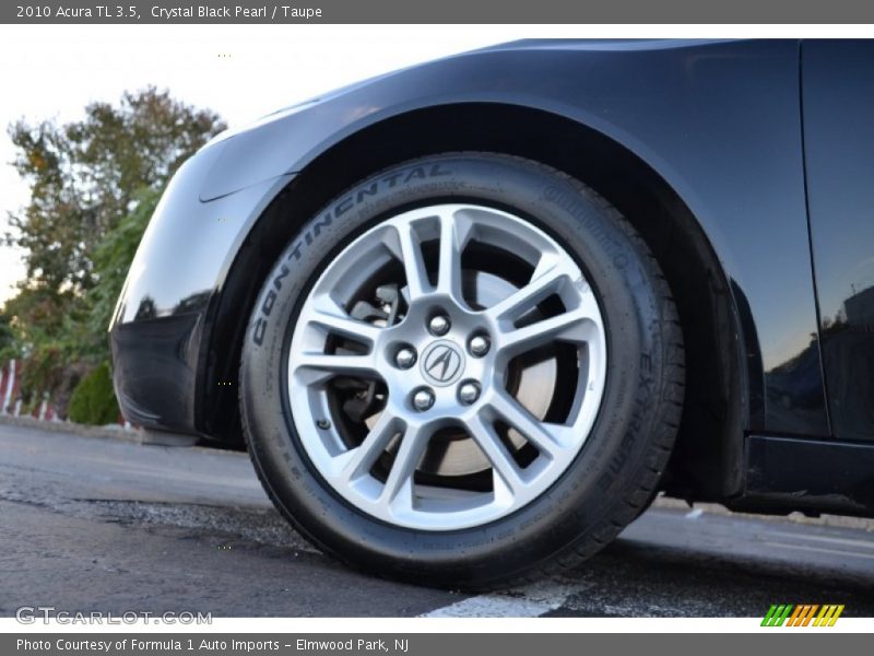 Crystal Black Pearl / Taupe 2010 Acura TL 3.5