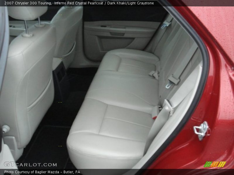 Inferno Red Crystal Pearlcoat / Dark Khaki/Light Graystone 2007 Chrysler 300 Touring