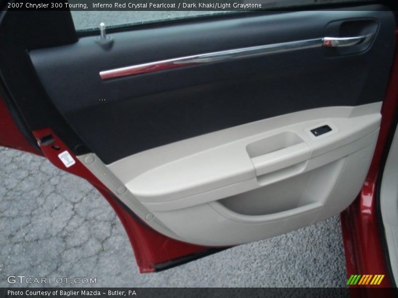 Inferno Red Crystal Pearlcoat / Dark Khaki/Light Graystone 2007 Chrysler 300 Touring