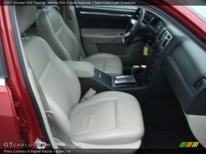 Inferno Red Crystal Pearlcoat / Dark Khaki/Light Graystone 2007 Chrysler 300 Touring