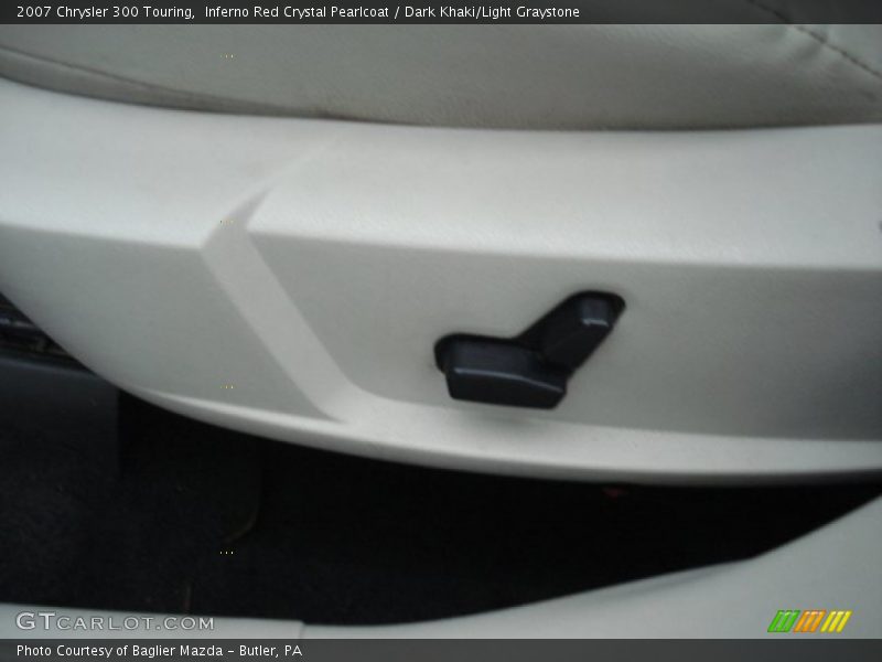 Inferno Red Crystal Pearlcoat / Dark Khaki/Light Graystone 2007 Chrysler 300 Touring