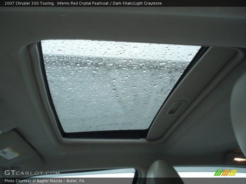 Inferno Red Crystal Pearlcoat / Dark Khaki/Light Graystone 2007 Chrysler 300 Touring