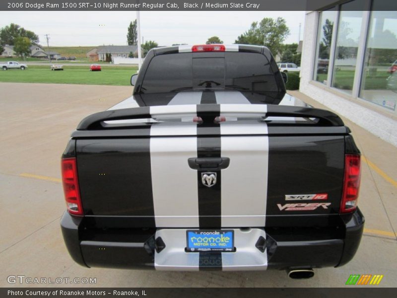 Black / Medium Slate Gray 2006 Dodge Ram 1500 SRT-10 Night Runner Regular Cab