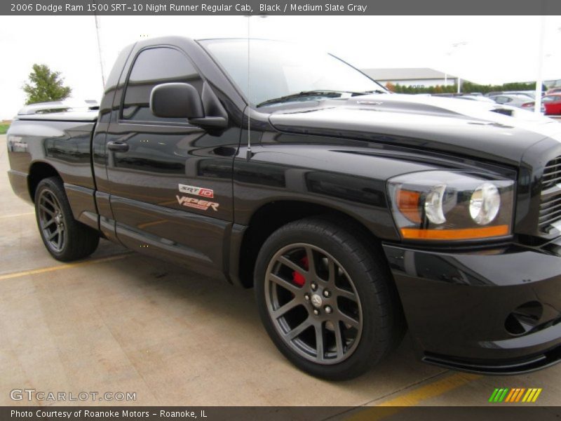 Black / Medium Slate Gray 2006 Dodge Ram 1500 SRT-10 Night Runner Regular Cab