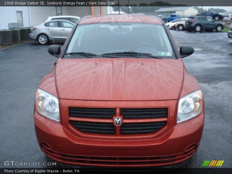 Sunburst Orange Pearl / Dark Slate Gray 2008 Dodge Caliber SE