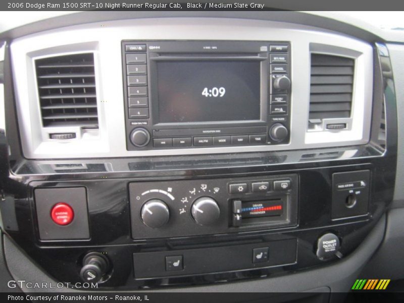 Controls of 2006 Ram 1500 SRT-10 Night Runner Regular Cab