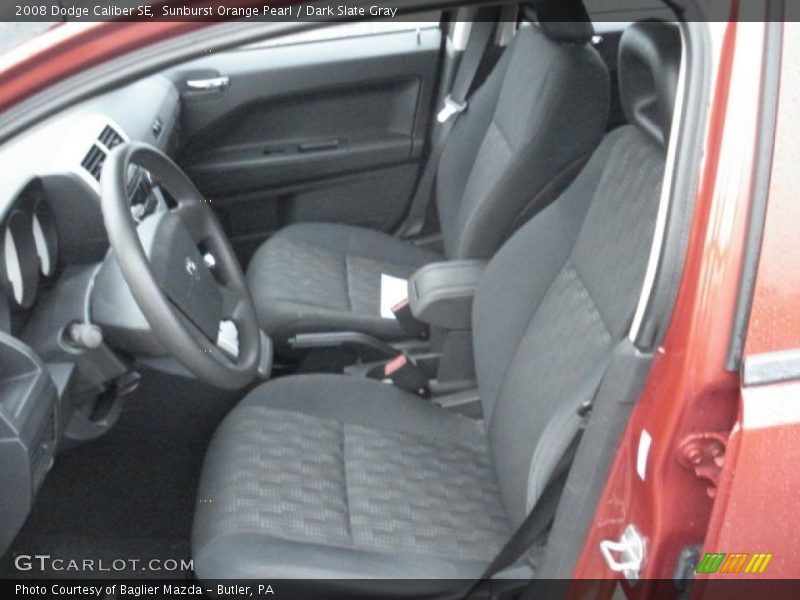Sunburst Orange Pearl / Dark Slate Gray 2008 Dodge Caliber SE