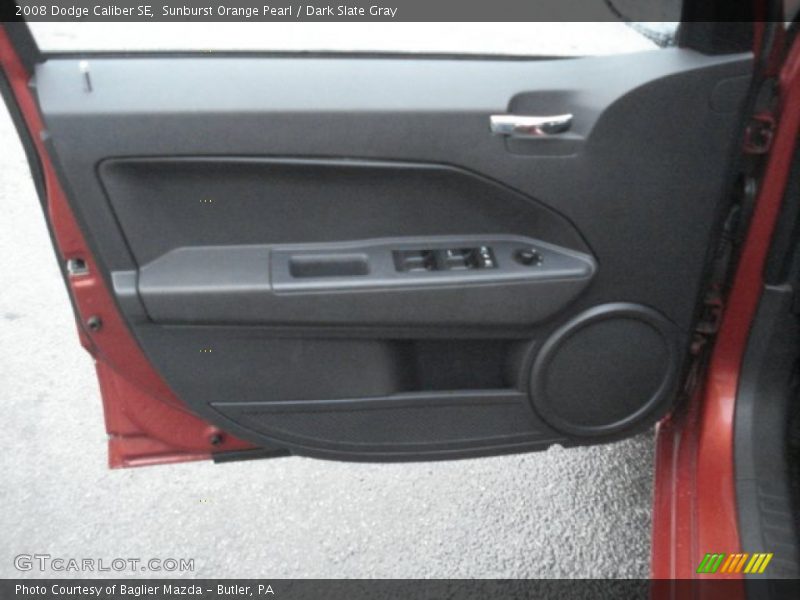 Sunburst Orange Pearl / Dark Slate Gray 2008 Dodge Caliber SE