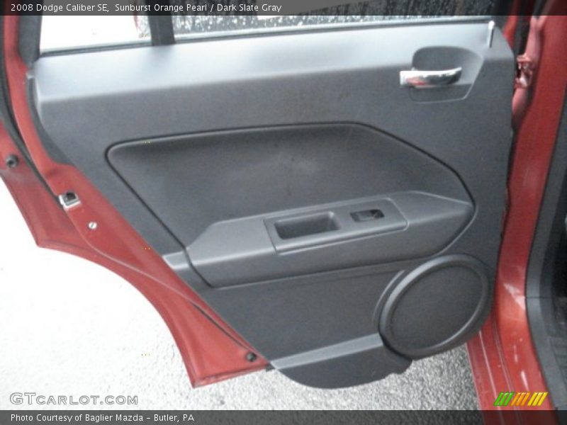Sunburst Orange Pearl / Dark Slate Gray 2008 Dodge Caliber SE