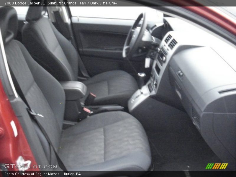 Sunburst Orange Pearl / Dark Slate Gray 2008 Dodge Caliber SE