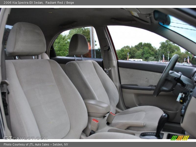 Radiant Red / Beige 2006 Kia Spectra EX Sedan