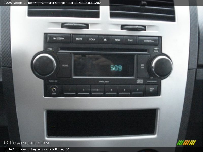 Sunburst Orange Pearl / Dark Slate Gray 2008 Dodge Caliber SE