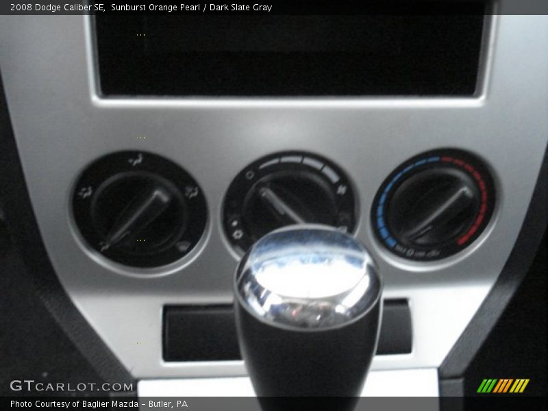 Sunburst Orange Pearl / Dark Slate Gray 2008 Dodge Caliber SE