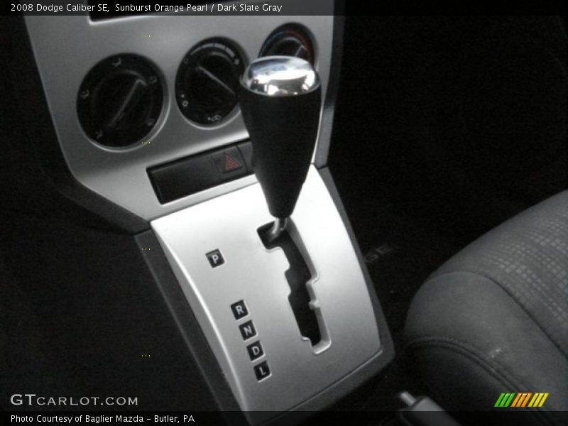 Sunburst Orange Pearl / Dark Slate Gray 2008 Dodge Caliber SE