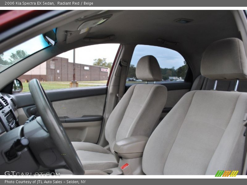 Radiant Red / Beige 2006 Kia Spectra EX Sedan