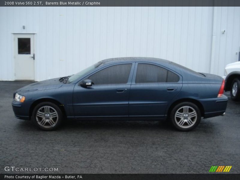 Barents Blue Metallic / Graphite 2008 Volvo S60 2.5T